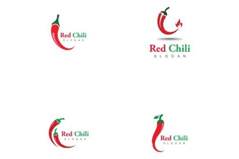 Red Hot Natural Chili Icon Template Graphic By Nur Design Creative Fabrica