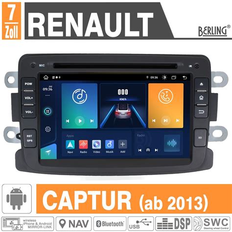 Android Autoradio F R Renault Captur Ab Dab Ready Berling An