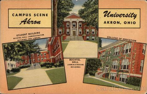 Campus Scene Akron University Ohio