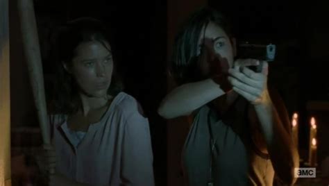 Naked Alanna Masterson In The Walking Dead