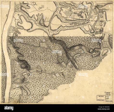 American Revolutionary War Era Maps 1750 1786 779 Plan Of The