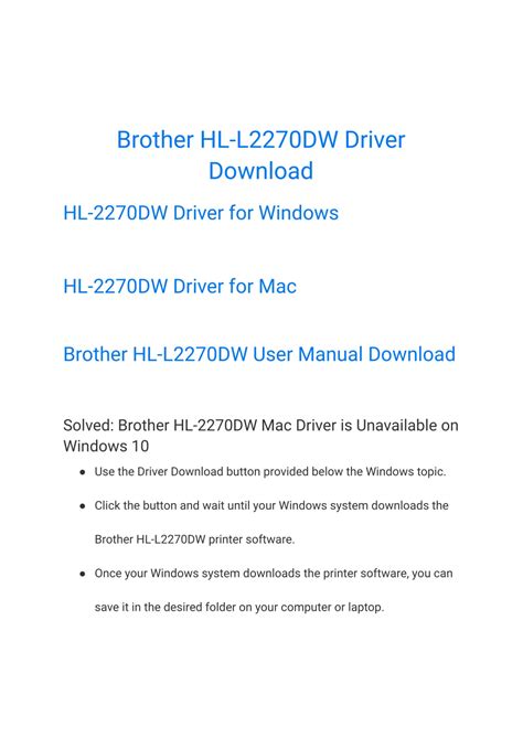 brother hl ldw driver  powerpoint