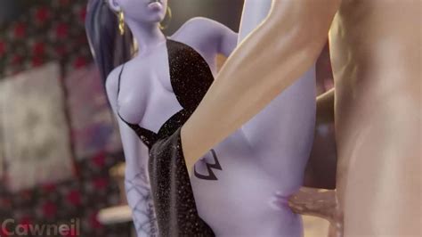 Widowmaker Mercy And Ashe Fucked At Fancy Party Cartoon Porn