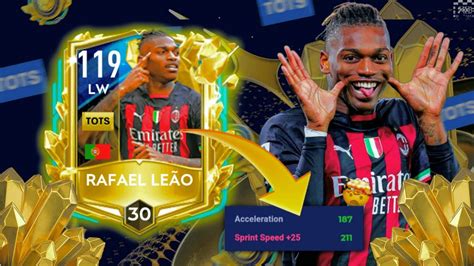 BEST LW 119 OVR UTOTS Rafael Leao Review FIFA MOBILE 23