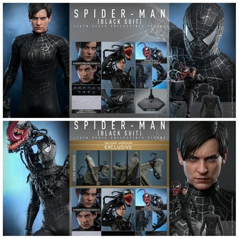 Hot Toys Mms Mms Spiderman Black Suit Hobbies Toys Toys Games On Carousell