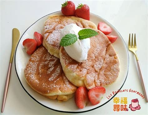 【舒芙蕾松饼soufflé Pancakes，超松软！的做法步骤图】幸福寻味下厨房