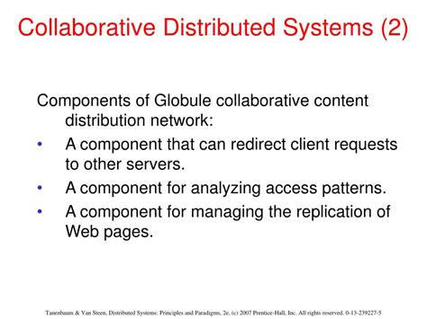 PPT DISTRIBUTED SYSTEMS Principles And Paradigms Second Edition