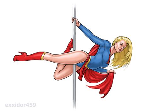 Supergirl Pole Dancer By Exxidor Hentai Foundry