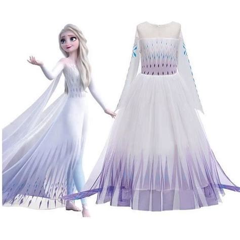 Reine des neiges 2 Cosplay Elsa Anna robe de filles été décontracté