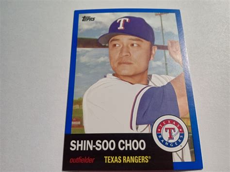 Topps Archives Blue Shin Soo Choo Ser Ebay