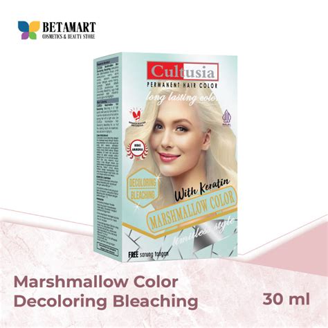 Cultusia Marshmallow Hair Decoloring Bleaching 30 Ml Lazada Indonesia