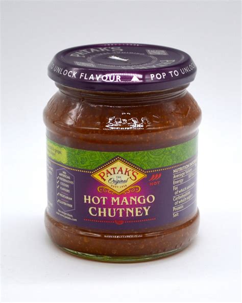 Pataks Hot Mango Chutney Taj Stores