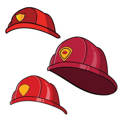 firefighter hat drawing 3