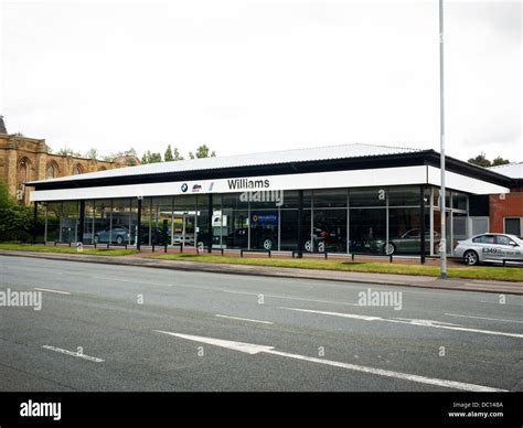 Williams BMW dealer on Upper Brook Street in Manchester UK Stock Photo - Alamy