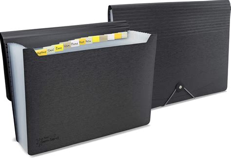 Rapesco 1555 Trieur Valisette avec 19 Compartiments, A4+, Noir : Amazon