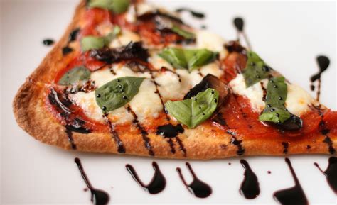 Margherita Pizza with Balsamic Reduction - m's belly
