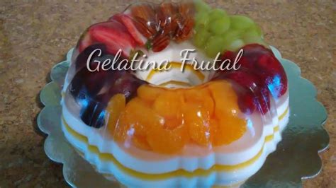 Gelatina Frutal Fruta Encapsulada Youtube