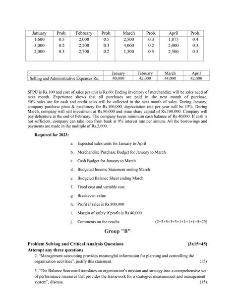 Master Of Business Management First Semester Exam Model Question Papers