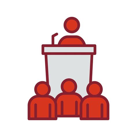 press conference icon design  vector art  vecteezy