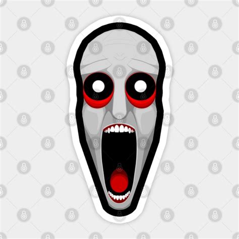 SCP-096 "The Shy Guy" Object Class: Euclid - Scp - Sticker | TeePublic