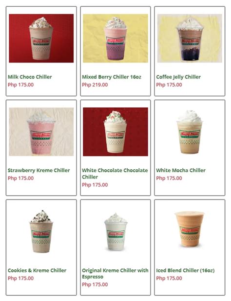 Krispy Kreme Menu Price In Philippines 2023 Update