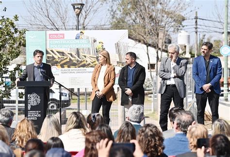 Kicillof inauguró el primer Centro Universitario de Colón Provincia