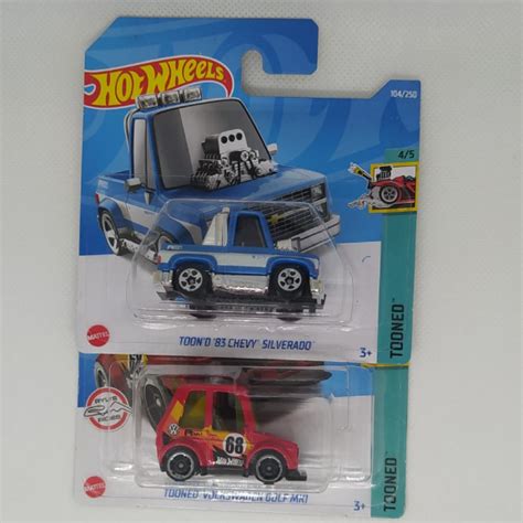Hot Wheels Toond Chevy Silverado Golf MK Shopee Brasil