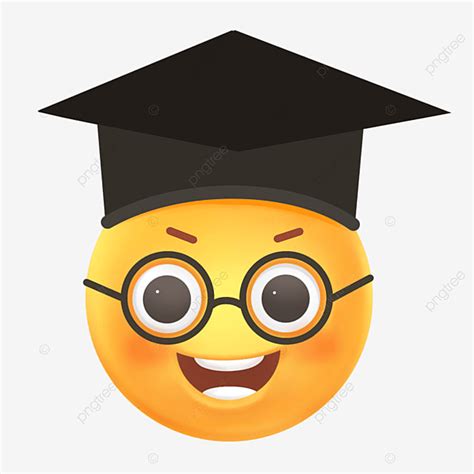 Cartoon Education Funny School Stereo Emoji, Cartoon, Education, School