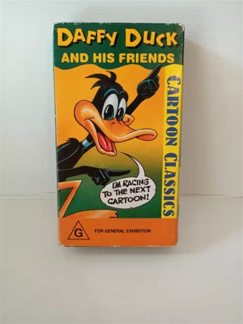 Daffy Duck And His Friends Vintage Vhs Tape Cartoon Classics Soor Eur