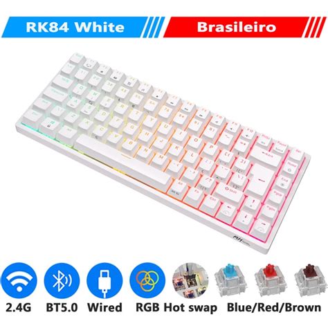 Rk Royal Kludge Rk Rgb Triple Mode Mechanical Keyboard Bt G Usb C Hot Swappable
