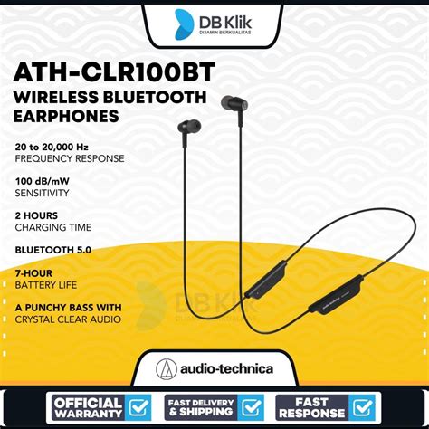 Jual Headset Audio Technica CLR100BT Wireless Bluetooth - ATH-CLR100BT ...