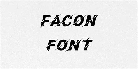 Facon Font Free Download