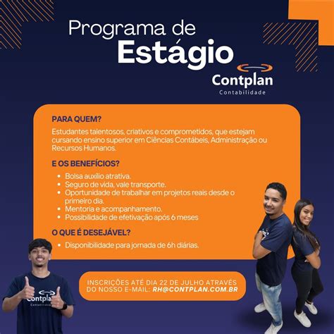 Estágio Em Contabilidade - #estagiario #estagio | Contplan Contabilidade