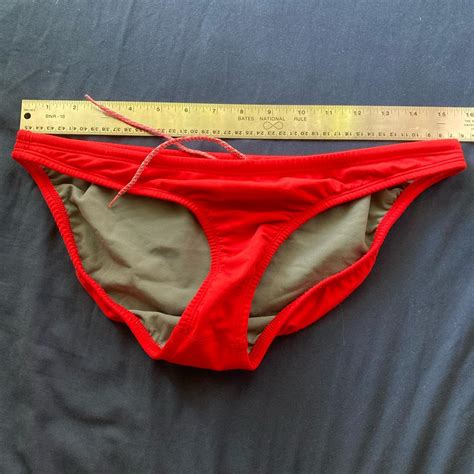 Jolyn Andy Bikini Bottom Red Xl Lightly Used Depop