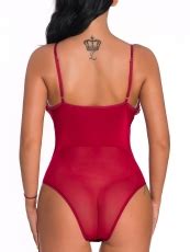 Buy Wholesale Top Sexy Women Lace Teddy Lingerie V Neck Sleepwear Bodysuit Online Burvogue