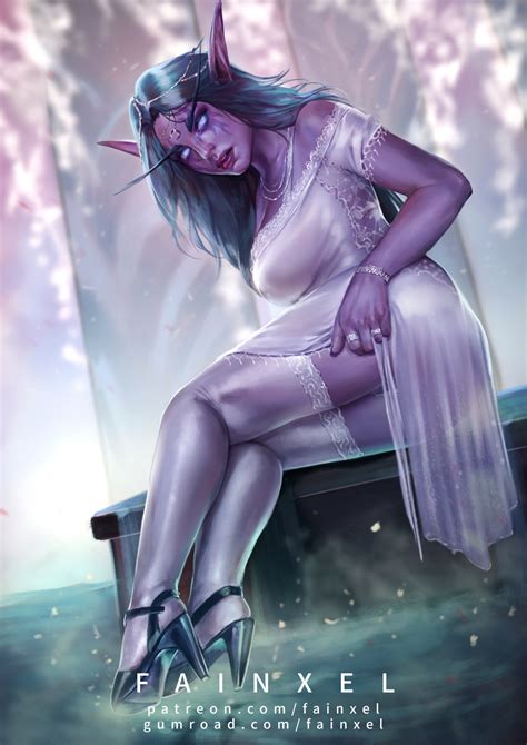 Goddess Tyrande By Fainxel Hentai Foundry