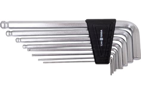 Набор шестигранников с шаром VOREL 8шт CrV 1,5-8мм 56473 - выгодная ...