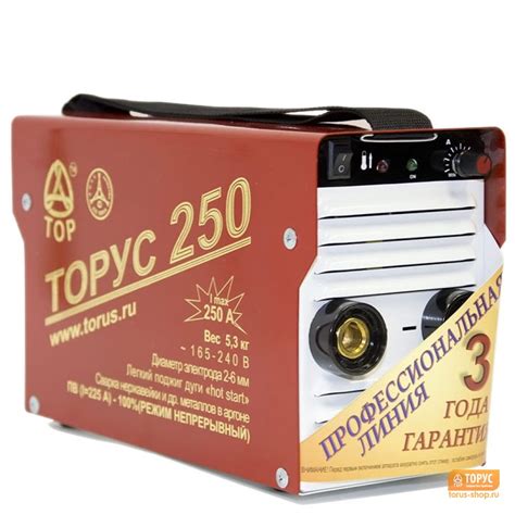 Инвертор сварочный ТОРУС-250 ЭКСТРА 95566011, Торус 250 - Сварочные ...