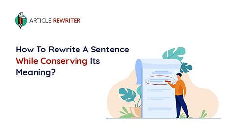 rewrite  sentence  conserving  meaning blog article