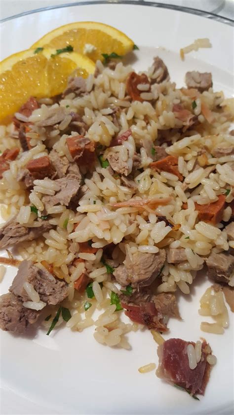La Belle Auberge Arroz De Pato Riso Con Lanatra Ricetta Portoghese