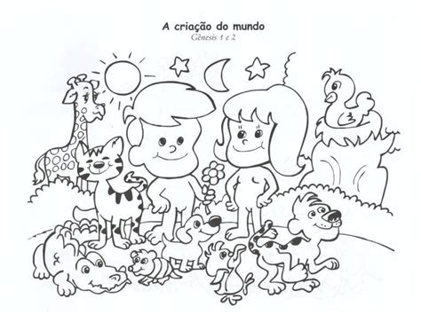 50 Atividades Sobre Criação Do Mundo Para Imprimir E Colorir - Online ...