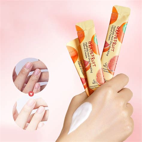 SADOER 4ml Travel Size Hand Cream Fruit Grapefruit Organic Nourishing ...