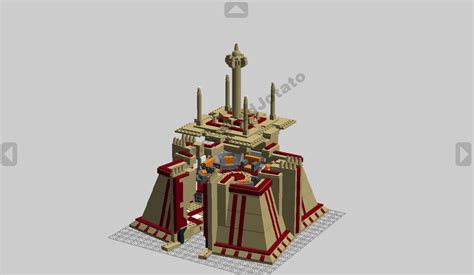 My Lego Star Wars Jedi Temple Moc : lego