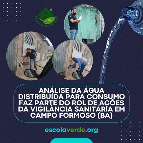 A Vigilância Sanitária Faz Parte Das Ações De - ANÁLISE DA ÁGUA DISTRIBUÍDA PARA CONSUMO FAZ PARTE DO ROL DE AÇÕES DA ...