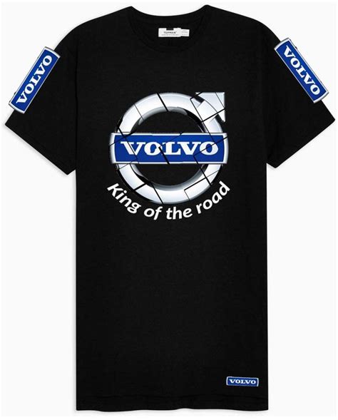 Volvo Truck Lorry King Of The Road Black Blue Tshirt Volvo Trucks