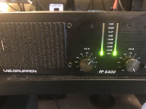 Lab Gruppen Fp Stereo Power Amplifier W Ch Stereo Reverb