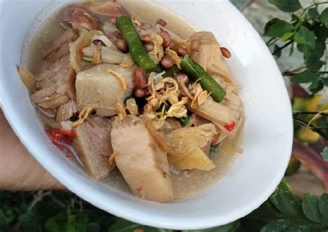 Lodeh Tewel Dan Ceker Resep Masakan Indonesia Resep Sayur Lodeh