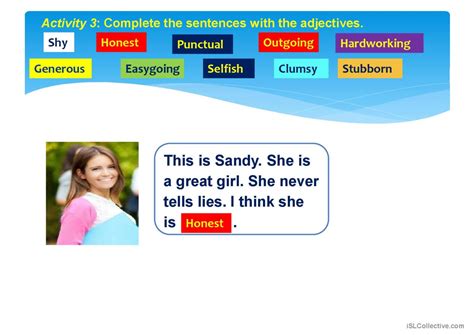 Appearance & Personality general rea…: English ESL powerpoints