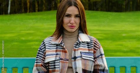 Showing Middle Finger Doing Fuck You Bad Expression Provocation Female Hand Shows Middle Finger