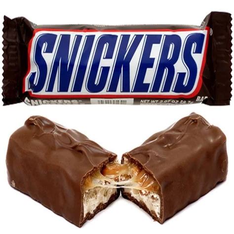 Hot Snickers Peanut Sandwich Chocolate Bar 2451g Energy Bar Boxed